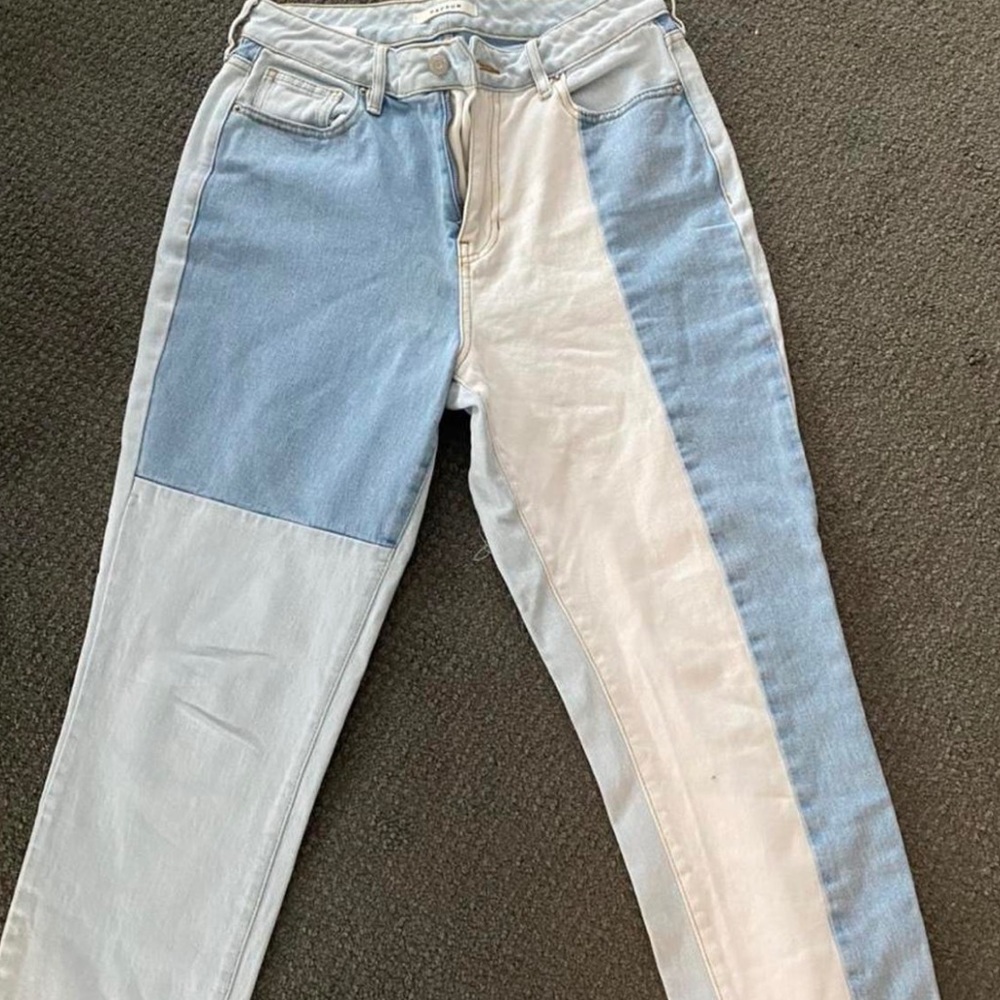 PACSUN Eco Hopper Patch Mom Jeans